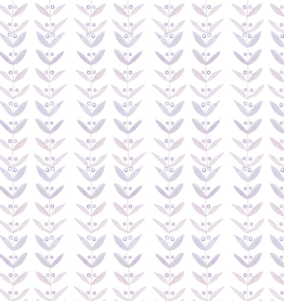 Willow Lilac Cotton Canvas