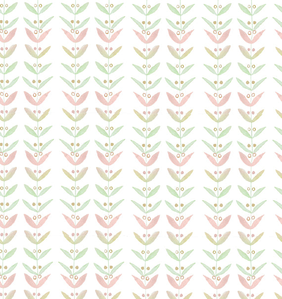 Willow Peach Cotton Canvas