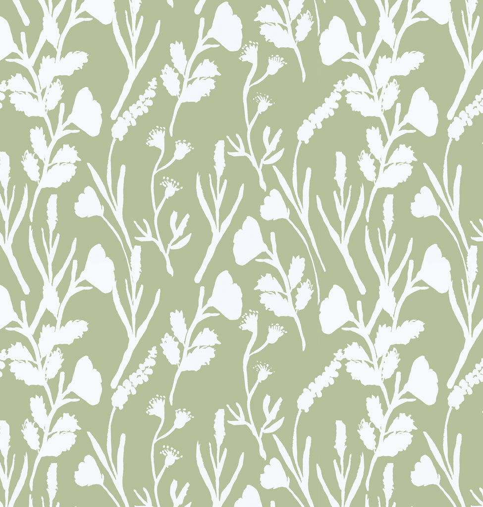 Tea Party Green Linen