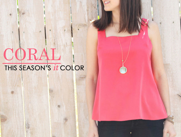 Coral: This Season's IT Color