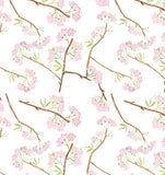 Cherry Blossom Pink Print Wallpaper