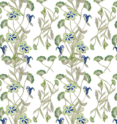 Willow Lilac Cotton Canvas